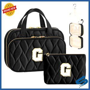 Hanging Toiletry Bag Personalized Travel Makeup Organizer Lightweight Durable